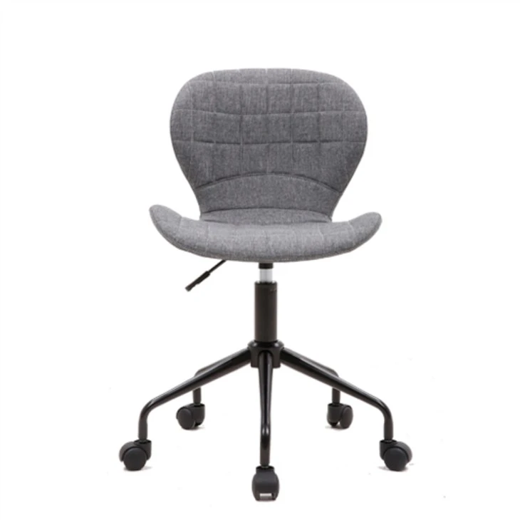 Reglabl Swivel chèz biwo twal chèz armless