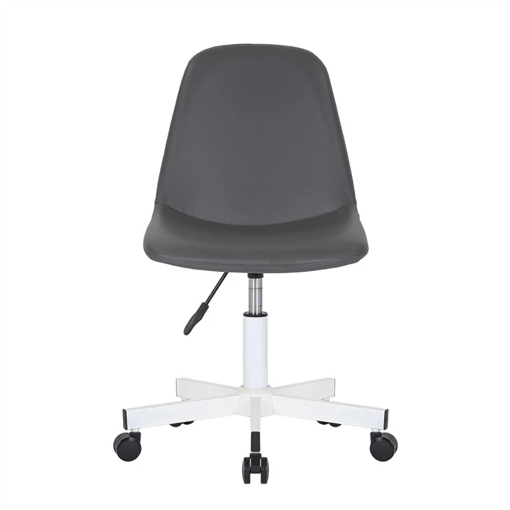 Reglabl Metal Base Konfòtab Kay biwo chèz