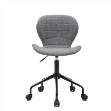 Reglabl Swivel chèz biwo twal chèz armless
