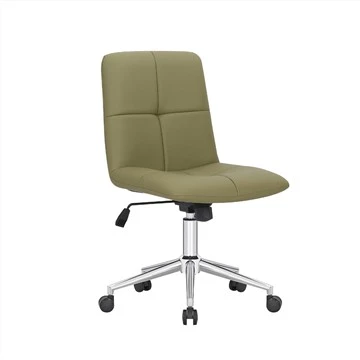 Konfòtab chèz revolve Leisure ak kouvèti PU