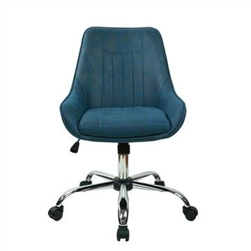 Swivel chèz biwo lakay ak twal kouvri