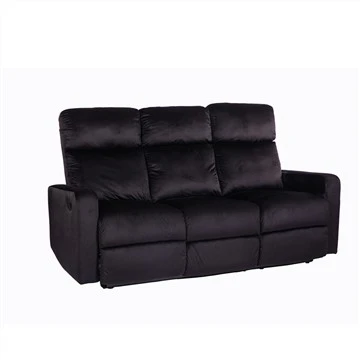 Velvet twal recliner sofa seksyon