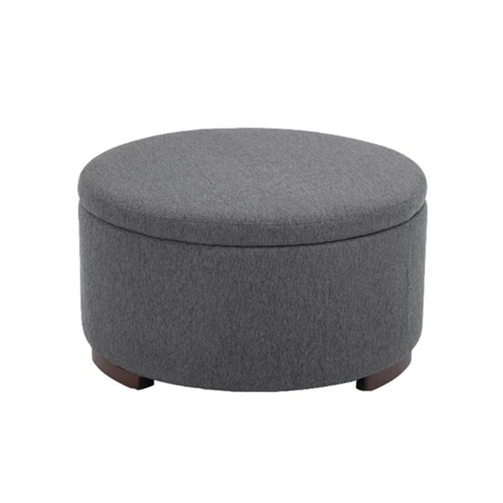 Comfort Round Ottoman twal gri