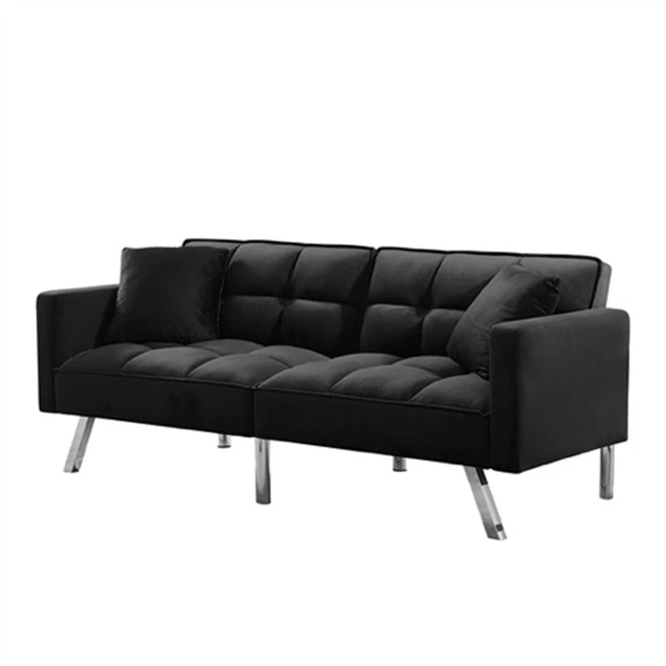 Dekapotab twal fin blan salon sofa