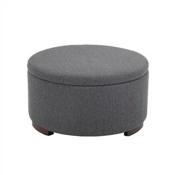 Comfort Round Ottoman twal gri