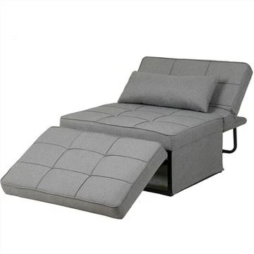 Patnè twal fin blan boure Tufed Futon Kanape kabann