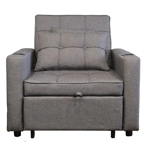 Kabann sofa pliye multifonksyonèl, ak kabann sofa zòrye