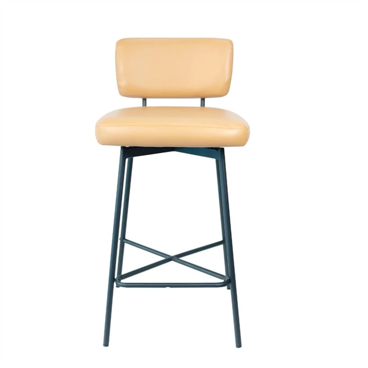 Bar chèz / metal poupou / boure taboure kontwa ak Footrest