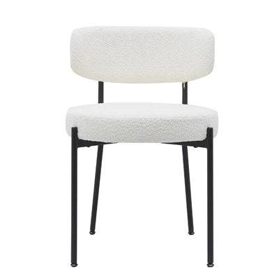 Patnè Teddy velours twal kouvri DINING CHAIR KAESHA
